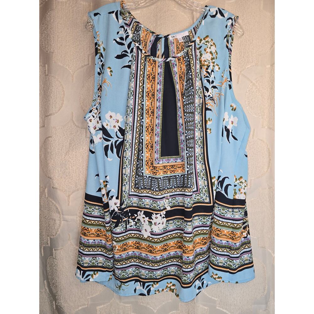 #A093 Excellent Pre-Loved DR 2 Boho Tank Size 3X